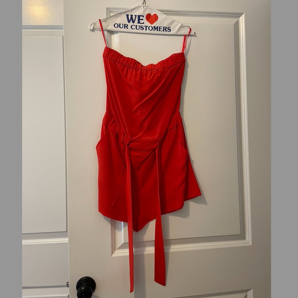 Diane Von Furstenberg Strapless Romper